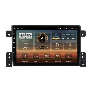 Navigatie dedicata cu Android Suzuki Grand Vitara 2005 - 2015, 2GB RAM, Radio GPS Dual Zone, Display HD QLED 9" Touchscreen, Internet Wi-Fi si slot SIM 4G, Bluetooth, MirrorLink, USB 100257762