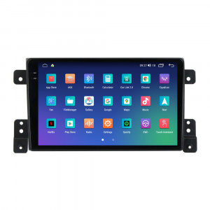 Navigatie dedicata cu Android Suzuki Grand Vitara 2005 - 2015, 4GB RAM, Radio GPS Dual Zone, Display 2K QLED 9.5" Touchscreen, Internet Wi-Fi si slot SIM 4G, Bluetooth, MirrorLink, USB, Waze 108702