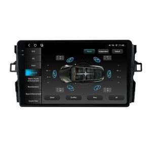 Navigatie dedicata cu Android Toyota Auris 2006 - 2012, 12GB RAM, Radio GPS Dual Zone, Display 2K QLED 9.5" Touchscreen, Internet Wi-Fi si slot SIM 4G, Bluetooth, MirrorLink, USB, Waze 98372