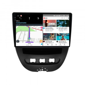 Navigatie dedicata cu Android Toyota Aygo 2005 - 2014, 4GB RAM, Radio GPS Dual Zone, Display 2K QLED 10.36" Touchscreen, Internet Wi-Fi si slot SIM 4G, Bluetooth, MirrorLink, USB, Waze 108532
