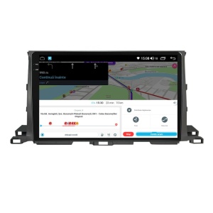 Navigatie dedicata cu Android Toyota Highlander 2013 - 2021, 8GB RAM, Radio GPS Dual Zone, Display 2K QLED 10.36" Touchscreen, Internet Wi-Fi si slot SIM 4G, Bluetooth, MirrorLink, USB 100007392
