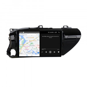 Navigatie dedicata cu Android Toyota Hilux VIII dupa 2015, 4GB RAM, Radio GPS Dual Zone, Display 2K QLED 10.36" Touchscreen, Internet Wi-Fi si slot SIM 4G, Bluetooth, MirrorLink, USB, Waze 104532