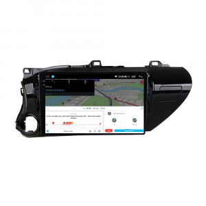 Navigatie dedicata cu Android Toyota Hilux VIII dupa 2015, 4GB RAM, Radio GPS Dual Zone, Display 2K QLED 10.36" Touchscreen, Internet Wi-Fi si slot SIM 4G, Bluetooth, MirrorLink, USB, Waze 111912