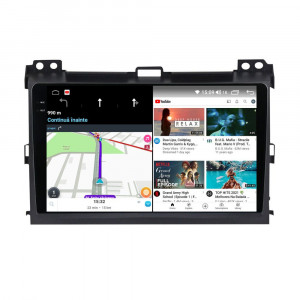 Navigatie dedicata cu Android Toyota Land Cruiser Prado J120 2002 - 2010, 12GB RAM, Radio GPS Dual Zone, Display 2K QLED 9.5" Touchscreen, Internet Wi-Fi si slot SIM 4G, Bluetooth, MirrorLink, USB, Waze 99692