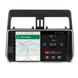 Navigatie dedicata cu Android Toyota Land Cruiser Prado J150 dupa 2017, 1GB RAM, Radio GPS Dual Zone, Display HD IPS 10" Touchscreen, Internet Wi-Fi, Bluetooth, MirrorLink, USB 100515252