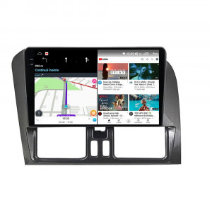Navigatie dedicata cu Android Volvo XC60 I 2014 - 2017, 12GB RAM, Radio GPS Dual Zone, Display 2K QLED 9.5" Touchscreen, Internet Wi-Fi si slot SIM 4G, Bluetooth, MirrorLink, USB, Waze 99592