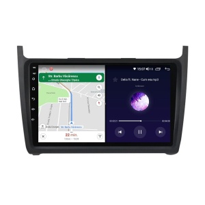 Navigatie dedicata cu Android VW Polo 6R 2009 - 2018, 4GB RAM, Radio GPS Dual Zone, Display HD QLED 9" Touchscreen, Internet Wi-Fi si slot SIM 4G, Bluetooth, MirrorLink, USB 100289892