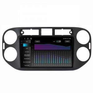 Navigatie dedicata cu Android VW Tiguan I 2012 - 2018, 12GB RAM, Radio GPS Dual Zone, Display 2K QLED 9.5" Touchscreen, Internet Wi-Fi si slot SIM 4G, Bluetooth, MirrorLink, USB, Waze 98392