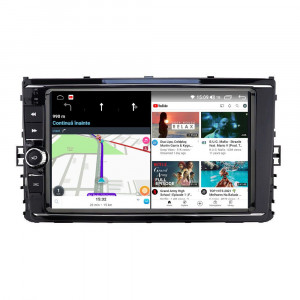 Navigatie dedicata cu Android VW Transporter / Caravelle dupa 2020, 12GB RAM, Radio GPS Dual Zone, Display 2K QLED 9.5'' Touchscreen, Internet Wi-Fi si slot SIM 4G, Bluetooth, MirrorLink, USB, Waze 99882