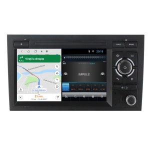 Navigatie dedicata cu Android Audi A4 (B6, B7) 2000 - 2008, 2GB RAM, Radio GPS Dual Zone, Display HD IPS 7" Touchscreen, Internet Wi-Fi, Bluetooth, MirrorLink, USB 100012573