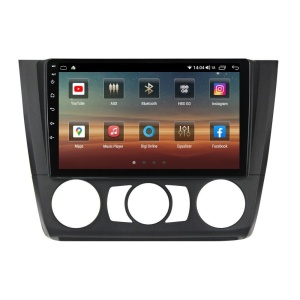 Navigatie dedicata cu Android BMW Seria 1 (E81 / E87) 2007 - 2013, clima manuala, 4GB RAM, Radio GPS Dual Zone, Display HD QLED 9" Touchscreen, Internet Wi-Fi si slot SIM 4G, Bluetooth, MirrorLink, USB 100250163