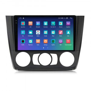 Navigatie dedicata cu Android BMW Seria 1 (E81 / E87) 2007 - 2013, clima manuala, 8GB RAM, Radio GPS Dual Zone, Display 2K QLED 9.5" Touchscreen, Internet Wi-Fi si slot SIM 4G, Bluetooth, MirrorLink, USB, Waze 110033