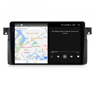 Navigatie dedicata cu Android BMW Seria 3 (E46) 1997 - 2005, 4GB RAM, Radio GPS Dual Zone, Display 2K QLED 9.5" Touchscreen, Internet Wi-Fi si slot SIM 4G, Bluetooth, MirrorLink, USB, Waze 103863