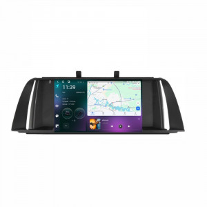Navigatie dedicata cu Android BMW Seria 5 (F10) 2009 - 2012, 12GB RAM, Radio GPS Dual Zone, Display 2K QLED 9.5" Touchscreen, Internet Wi-Fi si slot SIM 4G, Bluetooth, MirrorLink, USB