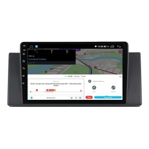 Navigatie dedicata cu Android BMW X5 (E53) 2000 - 2006, 2GB RAM, Radio GPS Dual Zone, Display HD QLED 9" Touchscreen, Internet Wi-Fi si slot SIM 4G, Bluetooth, MirrorLink, USB 100290663