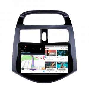 Navigatie dedicata cu Android Chevrolet Spark 2009 - 2015, 12GB RAM, Radio GPS Dual Zone, Display 2K QLED 9.5" Touchscreen, Internet Wi-Fi si slot SIM 4G, Bluetooth, MirrorLink, USB, Waze 99613