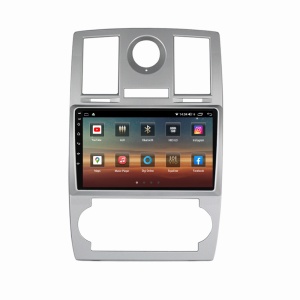 Navigatie dedicata cu Android Chrysler 300C 2004 - 2010, 4GB RAM, Radio GPS Dual Zone, Display HD QLED 9" Touchscreen, Internet Wi-Fi si slot SIM 4G, Bluetooth, MirrorLink, USB 100256043