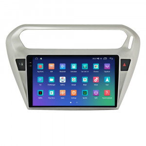 Navigatie dedicata cu Android Citroen C-Elysee 2012 - 2021, 8GB RAM, Radio GPS Dual Zone, Display 2K QLED 9.5" Touchscreen, Internet Wi-Fi si slot SIM 4G, Bluetooth, MirrorLink, USB, Waze 110333