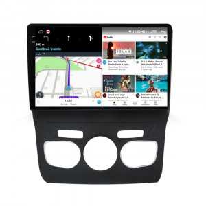 Navigatie dedicata cu Android Citroen C4 II 2009 - 2018, clima automata, 8GB RAM, Radio GPS Dual Zone, Display 2K QLED 10.36" Touchscreen, Internet Wi-Fi si slot SIM 4G, Bluetooth, MirrorLink, USB, Waze 110073