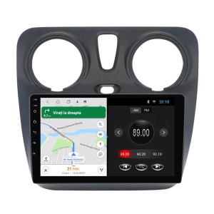 Navigatie dedicata cu Android Dacia Dokker dupa 2012, 1GB RAM, Radio GPS Dual Zone, Display HD IPS 9" Touchscreen, Internet Wi-Fi, Bluetooth, MirrorLink, USB 100519023