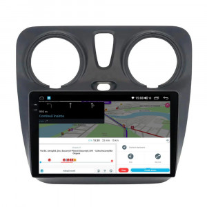 Navigatie dedicata cu Android Dacia Dokker dupa 2012, 8GB RAM, Radio GPS Dual Zone, Display 2K QLED 9.5" Touchscreen, Internet Wi-Fi si slot SIM 4G, Bluetooth, MirrorLink, USB, Waze 112743