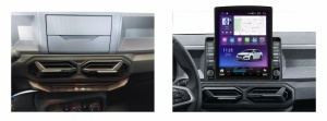 Navigatie dedicata cu Android Dacia Duster III dupa 2024 fara navigatie originala, 4GB RAM, Radio GPS Dual Zone, Touchscreen IPS 9.7" HD tip Tesla, Internet Wi-Fi si slot SIM 4G, Bluetooth, MirrorLink, USB - Img 2