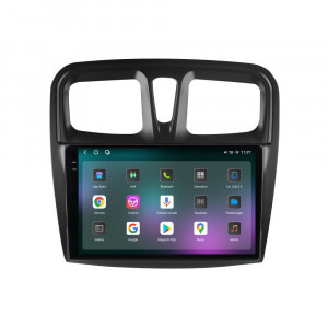 Navigatie dedicata cu Android Dacia Logan II 2012 - 2020, 12GB RAM, Radio GPS Dual Zone, Display 2K QLED 10.36" Touchscreen, Internet Wi-Fi si slot SIM 4G, Bluetooth, MirrorLink, USB, Waze 95593