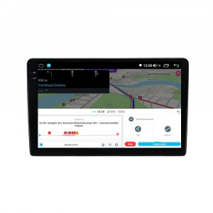 Navigatie dedicata cu Android Fiat 500 2015 - 2020, 4GB RAM, Radio GPS Dual Zone, Display 2K QLED 9.5" Touchscreen, Internet Wi-Fi si slot SIM 4G, Bluetooth, MirrorLink, USB, Waze 112213