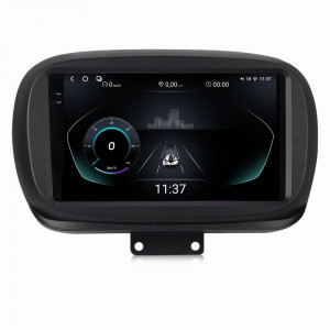 Navigatie dedicata cu Android Fiat 500X dupa 2014, 12GB RAM, Radio GPS Dual Zone, Display 2K QLED 9.5" Touchscreen, Internet Wi-Fi si slot SIM 4G, Bluetooth, MirrorLink, USB, Waze 96443