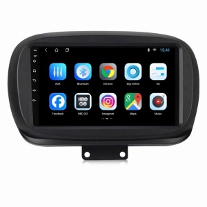Navigatie dedicata cu Android Fiat 500X dupa 2014, 2GB RAM, Radio GPS Dual Zone, Display HD IPS 9" Touchscreen, Internet Wi-Fi, Bluetooth, MirrorLink, USB 100484163