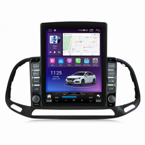 Navigatie dedicata cu Android Fiat Doblo 2015 - 2022, 4GB RAM, Radio GPS Dual Zone, Touchscreen IPS 9.7" HD tip Tesla, Internet Wi-Fi si slot SIM 4G, Bluetooth, MirrorLink, USB