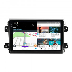 Navigatie dedicata cu Android Fiat Ducato dupa 2022, 4GB RAM, Radio GPS Dual Zone, Display 2K QLED 9.5" Touchscreen, Internet Wi-Fi si slot SIM 4G, Bluetooth, MirrorLink, USB, Waze 109933