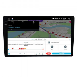 Navigatie dedicata cu Android Ford C-Max 2003 - 2010, 8GB RAM, Radio GPS Dual Zone, Display 2K QLED 9.5" Touchscreen, Internet Wi-Fi si slot SIM 4G, Bluetooth, MirrorLink, USB, Waze 112533