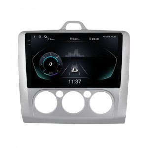 Navigatie dedicata cu Android Ford Focus II 2004 - 2011, clima manuala, 12GB RAM, Radio GPS Dual Zone, Display 2K QLED 9.5" Touchscreen, Internet Wi-Fi si slot SIM 4G, Bluetooth, MirrorLink, USB, Waze 95613
