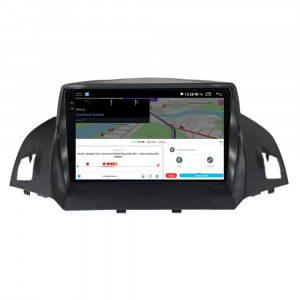 Navigatie dedicata cu Android Ford Kuga II 2012 - 2019, 8GB RAM, Radio GPS Dual Zone, Display 2K QLED 9.5" Touchscreen, Internet Wi-Fi si slot SIM 4G, Bluetooth, MirrorLink, USB, Waze 112373