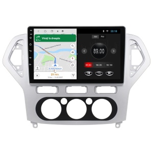 Navigatie dedicata cu Android Ford Mondeo IV 2007 - 2011, clima manuala, 1GB RAM, Radio GPS Dual Zone, Display HD IPS 10" Touchscreen, Internet Wi-Fi, Bluetooth, MirrorLink, USB 100527843