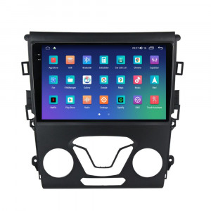 Navigatie dedicata cu Android Ford Mondeo V dupa 2014 fara navigatie originala, 8GB RAM, Radio GPS Dual Zone, Display 2K QLED 9.5" Touchscreen, Internet Wi-Fi si slot SIM 4G, Bluetooth, MirrorLink, USB, Waze 110903