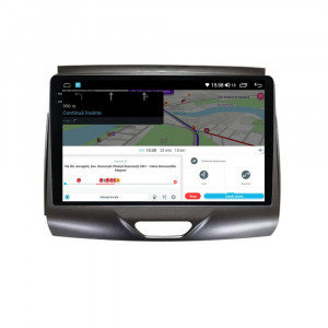 Navigatie dedicata cu Android Ford Ranger dupa 2015 cu navigatie originala, 4GB RAM, Radio GPS Dual Zone, Display 2K QLED 9.5" Touchscreen, Internet Wi-Fi si slot SIM 4G, Bluetooth, MirrorLink, USB, Waze 112173