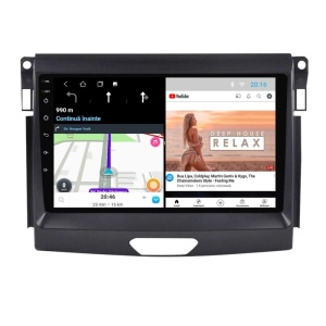 Navigatie dedicata cu Android Ford Ranger dupa 2015 fara navigatie originala, 2GB RAM, Radio GPS Dual Zone, Display HD IPS 9" Touchscreen, Internet Wi-Fi, Bluetooth, MirrorLink, USB 100519713