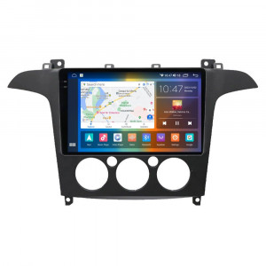 Navigatie dedicata cu Android Ford S-Max I / Galaxy II 2006 - 2015, clima manuala, 8GB RAM, Radio GPS Dual Zone, Display 2K QLED 9.5" Touchscreen, Internet Wi-Fi si slot SIM 4G, Bluetooth, MirrorLink, USB, Waze 107273