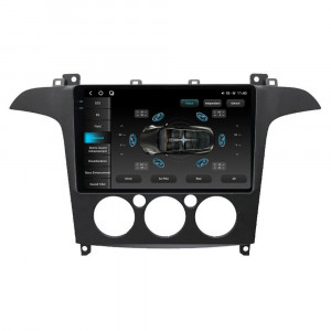 Navigatie dedicata cu Android Ford S-Max I / Galaxy II 2006 - 2015, clima manuala, 12GB RAM, Radio GPS Dual Zone, Display 2K QLED 9.5" Touchscreen, Internet Wi-Fi si slot SIM 4G, Bluetooth, MirrorLink, USB, Waze 98513