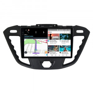 Navigatie dedicata cu Android Ford Transit / Tourneo Custom 2012 - 2018, 8GB RAM, Radio GPS Dual Zone, Display 2K QLED 9.5" Touchscreen, Internet Wi-Fi si slot SIM 4G, Bluetooth, MirrorLink, USB, Waze 110133