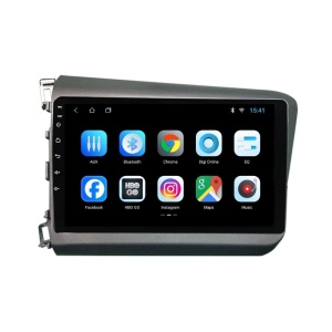 Navigatie dedicata cu Android Honda Civic IX Sedan 2011 - 2015, 4GB RAM, Radio GPS Dual Zone, Display HD IPS 9" Touchscreen, Internet Wi-Fi, Bluetooth, MirrorLink, USB - Img 3