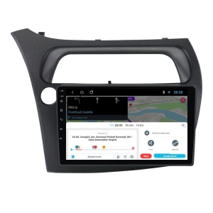 Navigatie dedicata cu Android Honda Civic VIII Hatchback 2006 - 2011, 1GB RAM, Radio GPS Dual Zone, Display HD IPS 9" Touchscreen, Internet Wi-Fi, Bluetooth, MirrorLink, USB 100528473