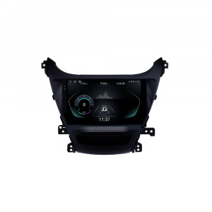 Navigatie dedicata cu Android Hyundai Elantra V 2014 - 2016, 12GB RAM, Radio GPS Dual Zone, Display 2K QLED 9.5" Touchscreen, Internet Wi-Fi si slot SIM 4G, Bluetooth, MirrorLink, USB, Waze 96703