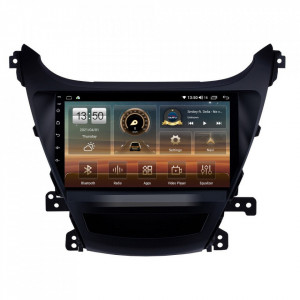 Navigatie dedicata cu Android Hyundai Elantra V 2014 - 2016, 6GB RAM, Radio GPS Dual Zone, Display HD QLED 9" Touchscreen, Internet Wi-Fi si slot SIM 4G, Bluetooth, MirrorLink, USB
