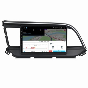 Navigatie dedicata cu Android Hyundai Elantra VI 2019 - 2020, 4GB RAM, Radio GPS Dual Zone, Display HD IPS 9" Touchscreen, Internet Wi-Fi, Bluetooth, MirrorLink, USB - Img 8