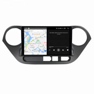 Navigatie dedicata cu Android Hyundai i10 2013 - 2019, 4GB RAM, Radio GPS Dual Zone, Display 2K QLED 9.5" Touchscreen, Internet Wi-Fi si slot SIM 4G, Bluetooth, MirrorLink, USB, Waze 104473