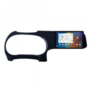 Navigatie dedicata cu Android Hyundai i10 dupa 2020, 4GB RAM, Radio GPS Dual Zone, Display 2K QLED 9.5" Touchscreen, Internet Wi-Fi si slot SIM 4G, Bluetooth, MirrorLink, USB, Waze 104993