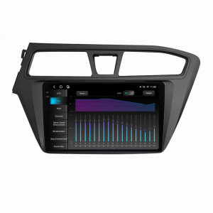 Navigatie dedicata cu Android Hyundai i20 2014 - 2018, 12GB RAM, Radio GPS Dual Zone, Display 2K QLED 9.5" Touchscreen, Internet Wi-Fi si slot SIM 4G, Bluetooth, MirrorLink, USB, Waze 97843